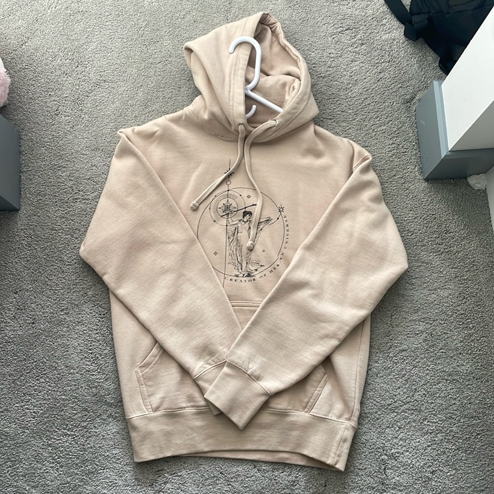 Cream Colored Daisy Street Hoodie